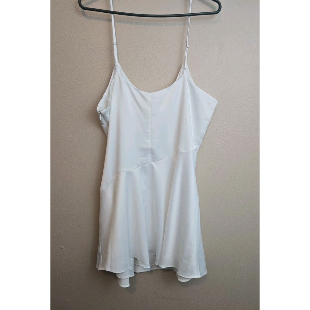 Abercrombie & Fitch Slip Dress Spaghetti Straps Size XL White - Picture 3 of 5